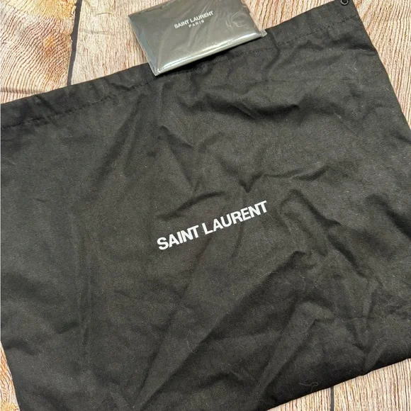 Saint Laurent Quilted Black Crossbody with Silver Accents - Picture 12 of 13